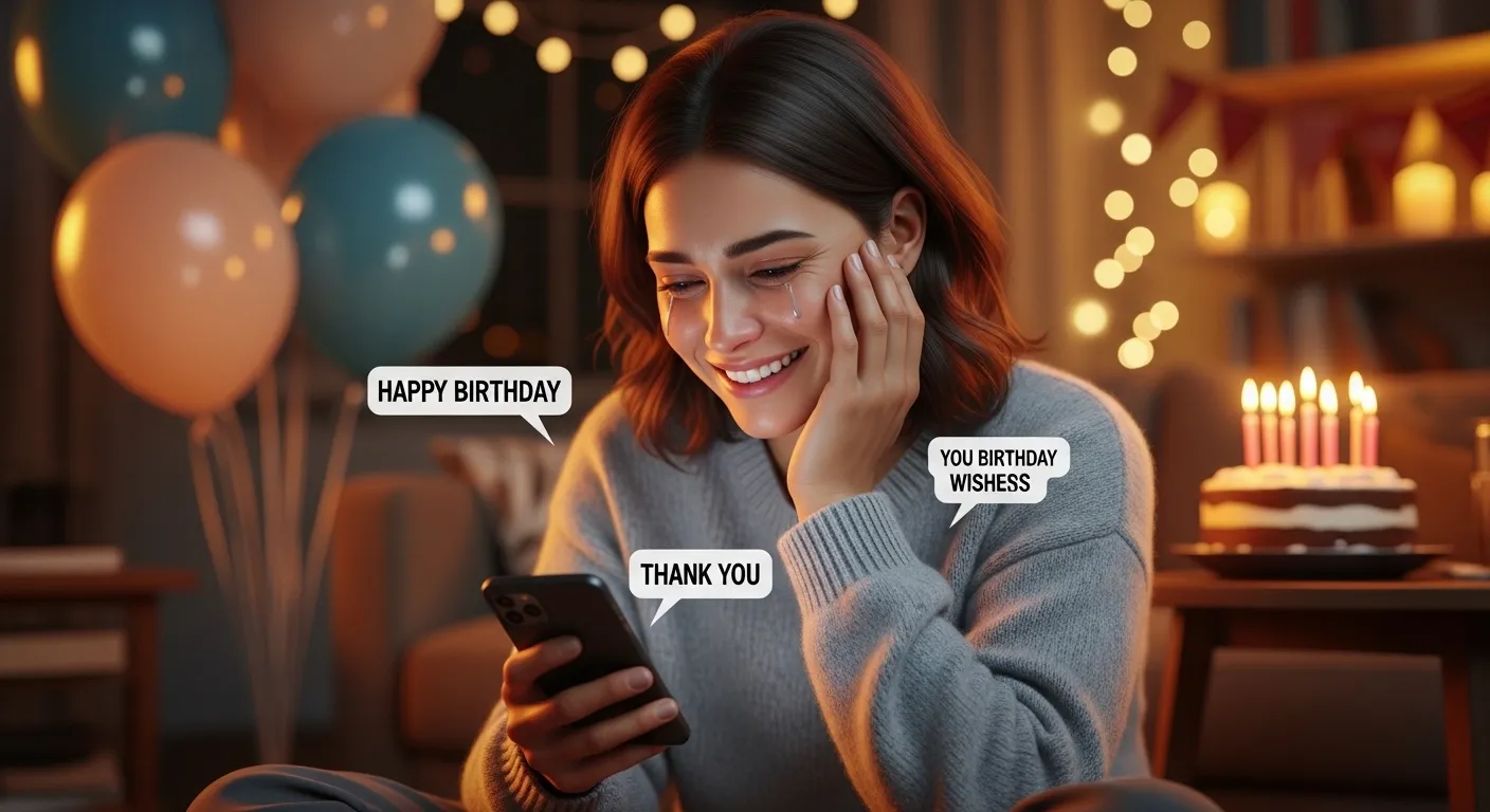 emotional thank you messages for birthday wishes