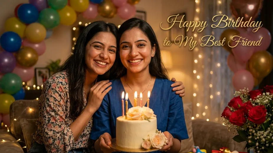 birthday wishes for best friend girl with emojis